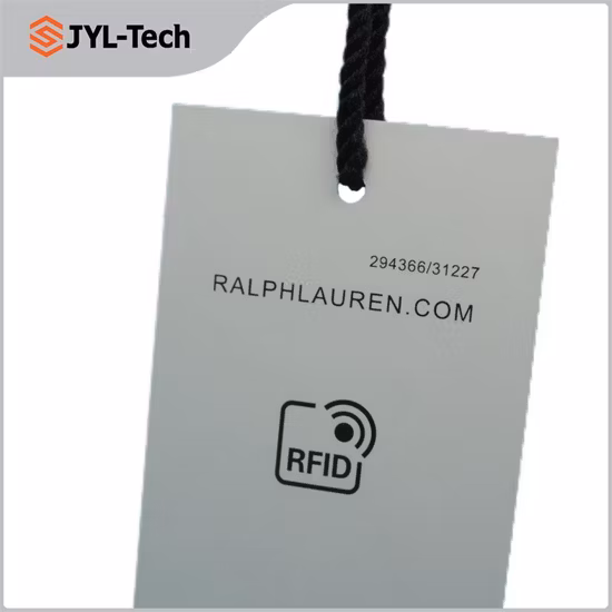 Ropa RFID UHF Etiqueta colgante Etiqueta de precio para gestión de inventario de prendas