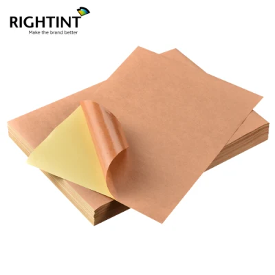 Adhesivo Adhesivo Película de embalaje Rightint Cartón productos de papel etiquetas para alimentos